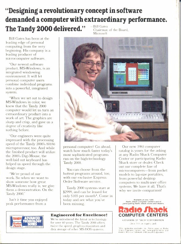 Bill Gates in 1985